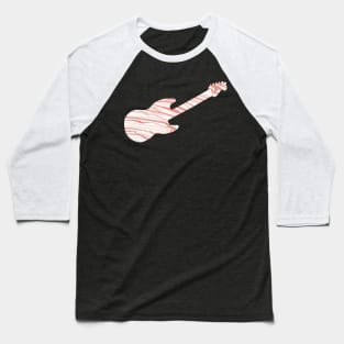 Guitar Abstract 5 Baseball T-Shirt